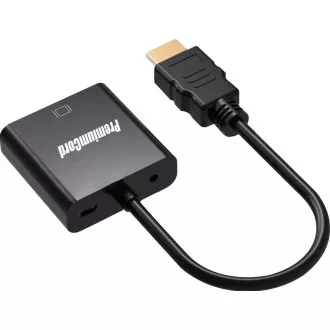 PremiumCord HDMI zu VGA Konverter mit Audio