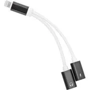 PremiumCord Adapter Lightning auf 3,5mm Klinke Audio   Lightning Laden