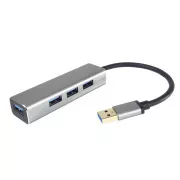 PremiumCord USB 3.0 Superspeed HUB mit 4 Anschlüssen
