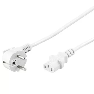 PremiumCord 230V Stromkabel zum Computer 1m weiß PremiumCord 230V Stromkabel zum Computer 1m weiß