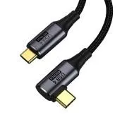 PremiumCord USB4 Gen 3x2 40Gbps 8K@60Hz 240W,Thunderbolt,0.8m gebogen