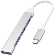PremiumCord Hub USB-C auf USB 3.2A   3x USB 2.0
