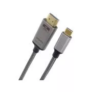 PremiumCord USB-C zu HDMI, 2m, 8K@60Hz,4K@144Hz