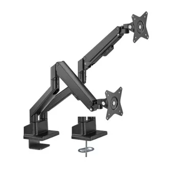 Brateck Monitorhalter LDT62-C024 zwei Arme nebeneinander Gasdruckfeder