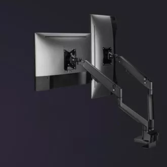 Brateck Monitorhalter LDT62-C024 zwei Arme nebeneinander Gasdruckfeder