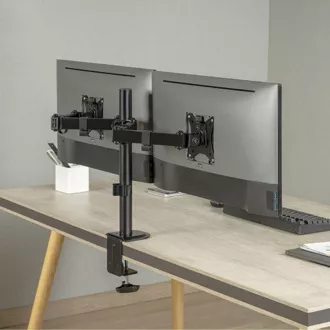 Brateck LDT66-C024 Monitorhalterung Gelenkarme nebeneinander an einer Masthalterung Brateck LDT66-C024 Monitorhalterung Gelenkarme nebeneinander an einer Masthalterung