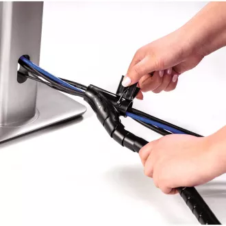 Fellowes Cablezip Kabelorganisator und -schutz schwarz Fellowes Cablezip Kabelorganisator und -schutz schwarz