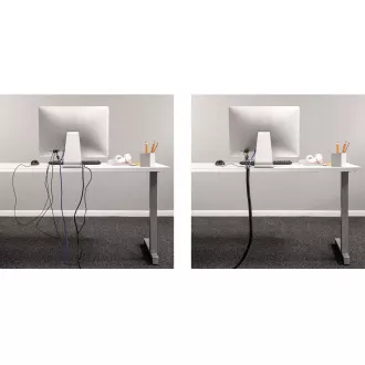 Fellowes Cablezip Kabelorganisator und -schutz schwarz Fellowes Cablezip Kabelorganisator und -schutz schwarz