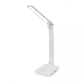 Platinet PDL194W Remus 5W dimmbare LED-Tischleuchte, Touch Control, USB-Anschluss, weiß