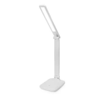 Platinet PDL194W Remus 5W dimmbare LED-Tischleuchte, Touch Control, USB-Anschluss, weiß