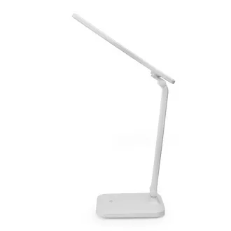 Platinet PDL194W Remus 5W dimmbare LED-Tischleuchte, Touch Control, USB-Anschluss, weiß