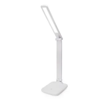 Platinet PDL194W Remus 5W dimmbare LED-Tischleuchte, Touch Control, USB-Anschluss, weiß
