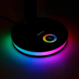 Platinet PDL400RGBB 12W dimmbare LED-Tischleuchte, Touch Control, USB-Anschluss, schwarz Platinet PDL400RGBB 12W dimmbare LED-Tischleuchte, Touch Control, USB-Anschluss, schwarz