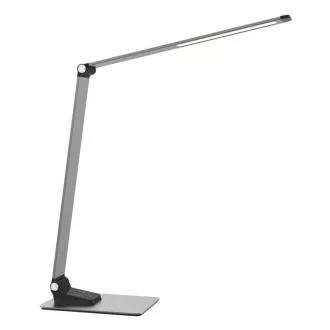 Platinet PDL509 LED-Tischleuchte 10W, dimmbar, Touch Control, USB-Anschluss, ALU
