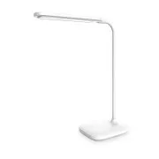 Platinet PDL6728 LED-Tischleuchte 5W dimmbar, integrierter Akku 2400mAh, USB-Anschluss, weiß