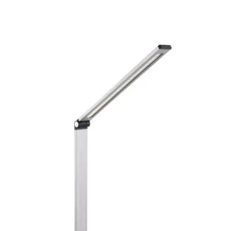 Platinet PDL888S 10W dimmbare LED-Tischleuchte, kabelloses Laden, USB-Anschluss, silber Platinet PDL888S 10W dimmbare LED-Tischleuchte, kabelloses Laden, USB-Anschluss, silber