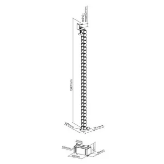 Brateck CC10-1 Kabelorganisation Brateck CC10-1 Kabelorganisation