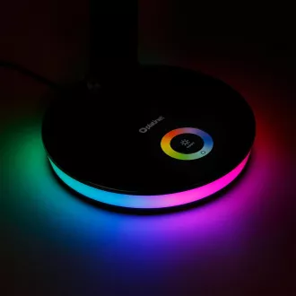 Platinet PDL400RGBW 12W dimmbare LED-Tischleuchte, Touch Control, USB-Anschluss, weiß