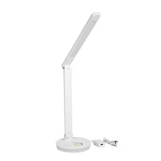 Platinet PDL400RGBW 12W dimmbare LED-Tischleuchte, Touch Control, USB-Anschluss, weiß Platinet PDL400RGBW 12W dimmbare LED-Tischleuchte, Touch Control, USB-Anschluss, weiß