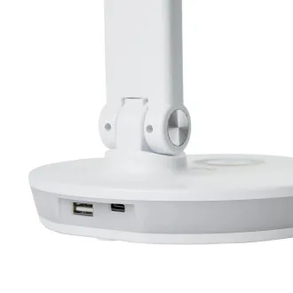Platinet PDL400RGBW 12W dimmbare LED-Tischleuchte, Touch Control, USB-Anschluss, weiß Platinet PDL400RGBW 12W dimmbare LED-Tischleuchte, Touch Control, USB-Anschluss, weiß