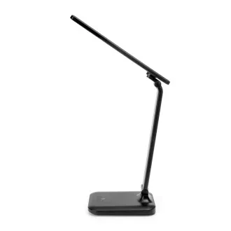 Platinet PDL194B Remus 5W dimmbare LED-Tischleuchte, Touch Control, USB-Anschluss, schwarz