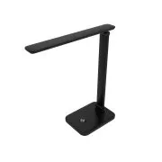 Platinet PDL6731B LED-Tischleuchte 5W dimmbar, integrierter 6000mAh Akku, USB-Anschluss, schwarz