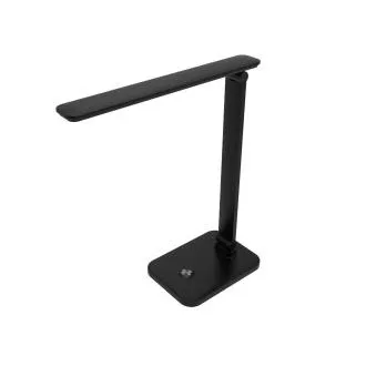 Platinet PDL6731B LED-Tischleuchte 5W dimmbar, integrierter 6000mAh Akku, USB-Anschluss, schwarz