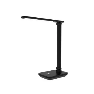 Platinet PDL6731B LED-Tischleuchte 5W dimmbar, integrierter 6000mAh Akku, USB-Anschluss, schwarz