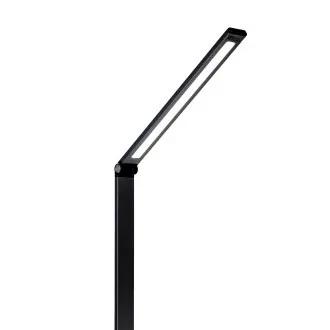 Platinet PDL888B 10W dimmbare LED-Tischleuchte, kabelloses Laden, USB-Anschluss, schwarz Platinet PDL888B 10W dimmbare LED-Tischleuchte, kabelloses Laden, USB-Anschluss, schwarz
