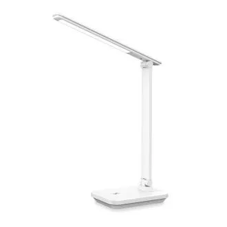 Platinet PDL6731W LED-Tischleuchte 5W dimmbar, integrierter 6000mAh Akku, USB-Anschluss, weiß