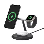 Belkin BOOST CHARGE PRO Qi2, 15W 3in1 magnetischer Ständer, schwarz