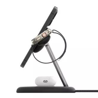 Belkin BOOST CHARGE PRO Qi2, 15W 3in1 magnetischer Ständer, schwarz