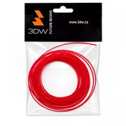 3DW - ABS-Filament 1,75mm rot, 10m, Druck 220-250°C