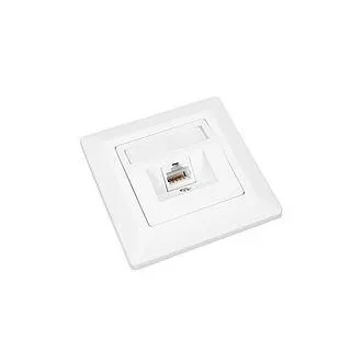 Buchse Solarix CAT6 STP 1 x RJ45 Unterputz weiß Buchse Solarix CAT6 STP 1 x RJ45 Unterputz weiß