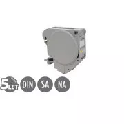 Keystone-Halterung 1 x RJ45 auf DIN-Schiene grau