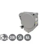 Keystone-Halterung 1 x RJ45 auf DIN-Schiene grau