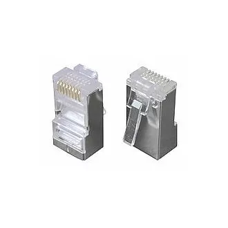 Stecker 8p8c CAT5E, nicht gefaltet, STP, licna (100Stk) Stecker 8p8c CAT5E, nicht gefaltet, STP, licna (100Stk)