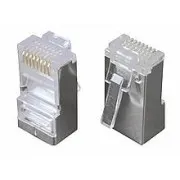 Stecker 8p8c CAT5E, nicht gefaltet, STP, licna (100Stk)