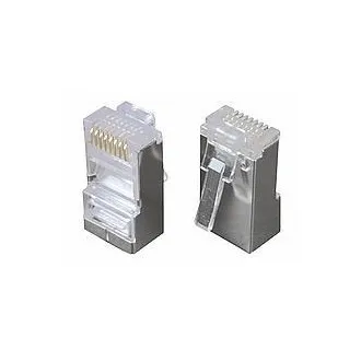 Stecker 8p8c CAT5E, nicht gefaltet, STP, licna (100Stk) Stecker 8p8c CAT5E, nicht gefaltet, STP, licna (100Stk)