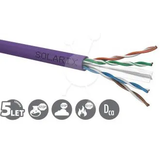 Installationskabel Solarix CAT6 UTP LSOH Dca-s2,d2,a1 500m/Spule SXKD-6-UTP-LSOH