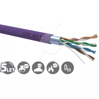Installationskabel Solarix CAT5E FTP LSOH Dca-s1,d2,a1 500m/Spule SXKD-5E-FTP-LSOH Installationskabel Solarix CAT5E FTP LSOH Dca-s1,d2,a1 500m/Spule SXKD-5E-FTP-LSOH