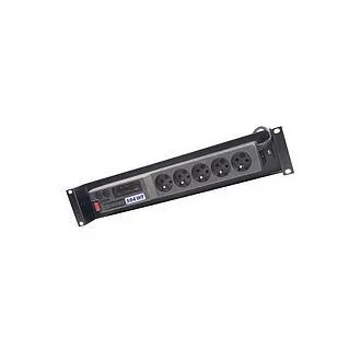 ACAR Power Panel A-504, 3m, 5 Positionen, Überstromschutz, 19" Rack