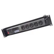 ACAR Power Panel A-504, 3m, 5 Positionen, Überstromschutz, 19" Rack