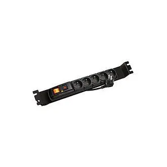 ACAR F5 FA 3m 5 Positionen BK-Panel mit Halterungen für 19" 1U-Schienen, ACAR-F5-FA
