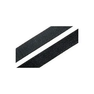Doppelseitiger Klettverschluss Solarix,Breite 10mm,25m,schwarz Doppelseitiger Klettverschluss Solarix,Breite 10mm,25m,schwarz