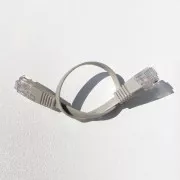 DATACOM Patchkabel UTP CAT6 0,25m grau FLAT flach
