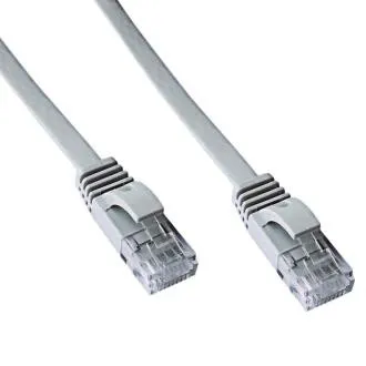 DATACOM Patchkabel UTP CAT6 2m grau FLAT flach DATACOM Patchkabel UTP CAT6 2m grau FLAT flach