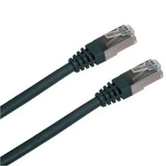 Patchkabel S/FTP,Cat6,2xRJ45, 0,5m schwarz