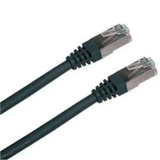 Patchkabel S/FTP,Cat6,2xRJ45, 0,5m schwarz
