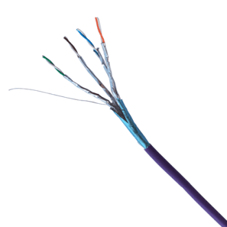 BELDEN F/FTP Cat.6A LSOH, Mantel lila 200m